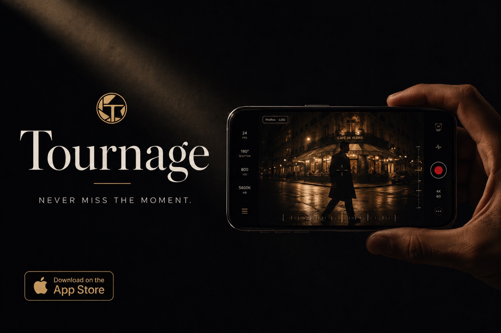 Tournage running on iPhone